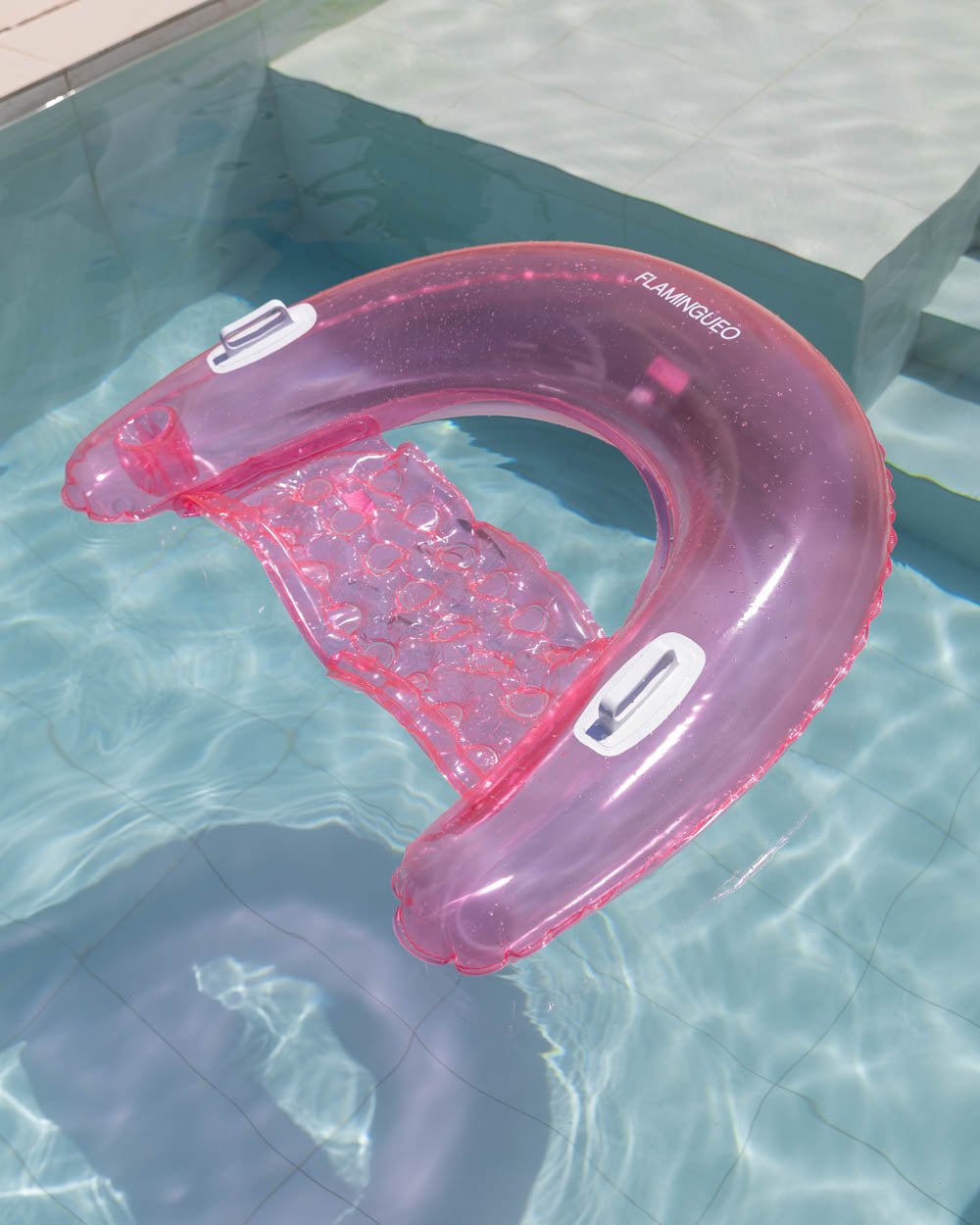 Flotador estilo silla rosa - CRETA - Flamingueo