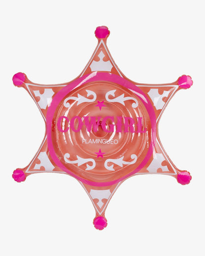 Flotador estrella cowboy naranja - TEXAS - Flamingueo