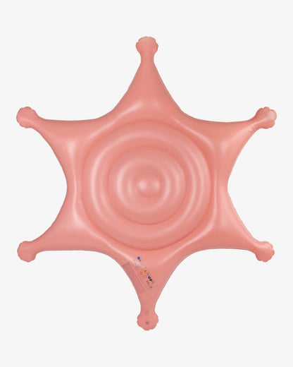 Flotador estrella cowboy naranja - TEXAS - Flamingueo