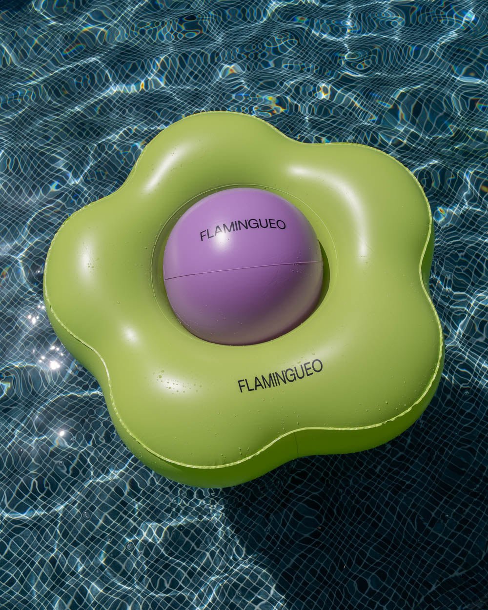 Flotador flor verde - BONNIE - Flamingueo