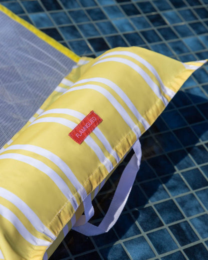 Flotador hamaca amarillo - HARBOR - Flamingueo