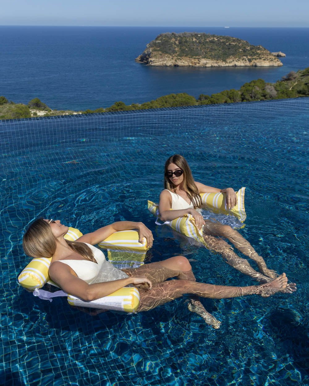 Flotador hamaca amarillo - HARBOR - Flamingueo