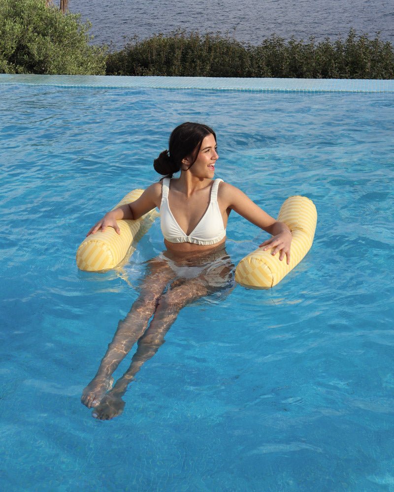 Flotador hamaca amarillo - KALA - Flamingueo