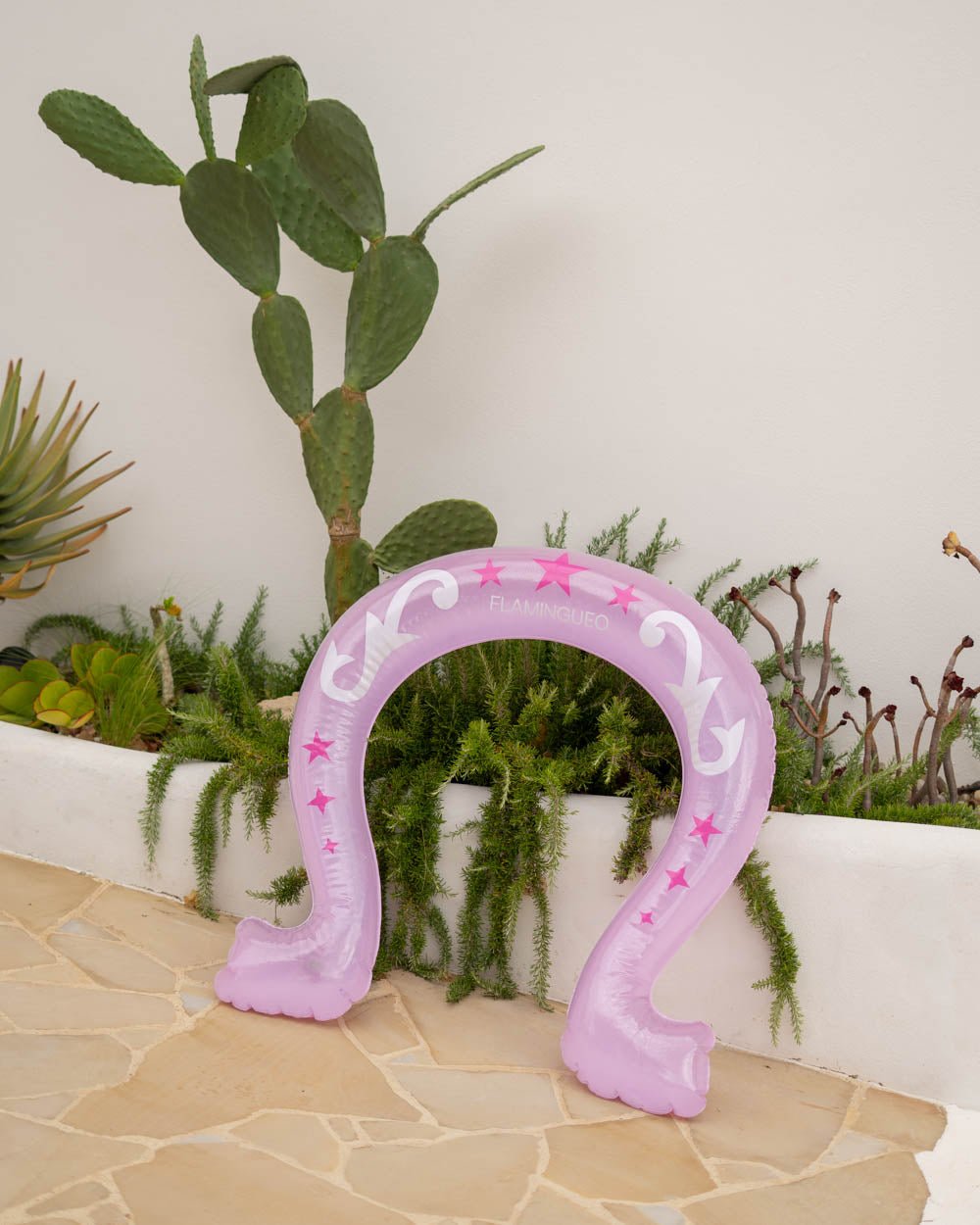 Flotador herradura rosa - YEEHAW - Flamingueo