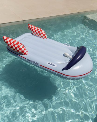 Flotador nave espacial azul - GALACTIC - Flamingueo