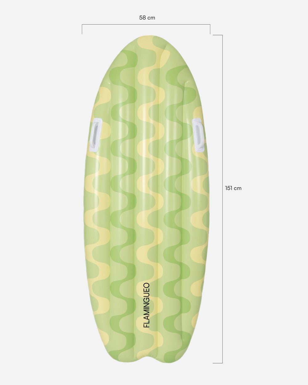 Flotador tabla surf verde - AUSTIN - Flamingueo