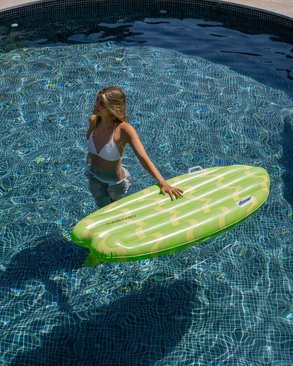 Flotador tabla surf verde - AUSTIN - Flamingueo