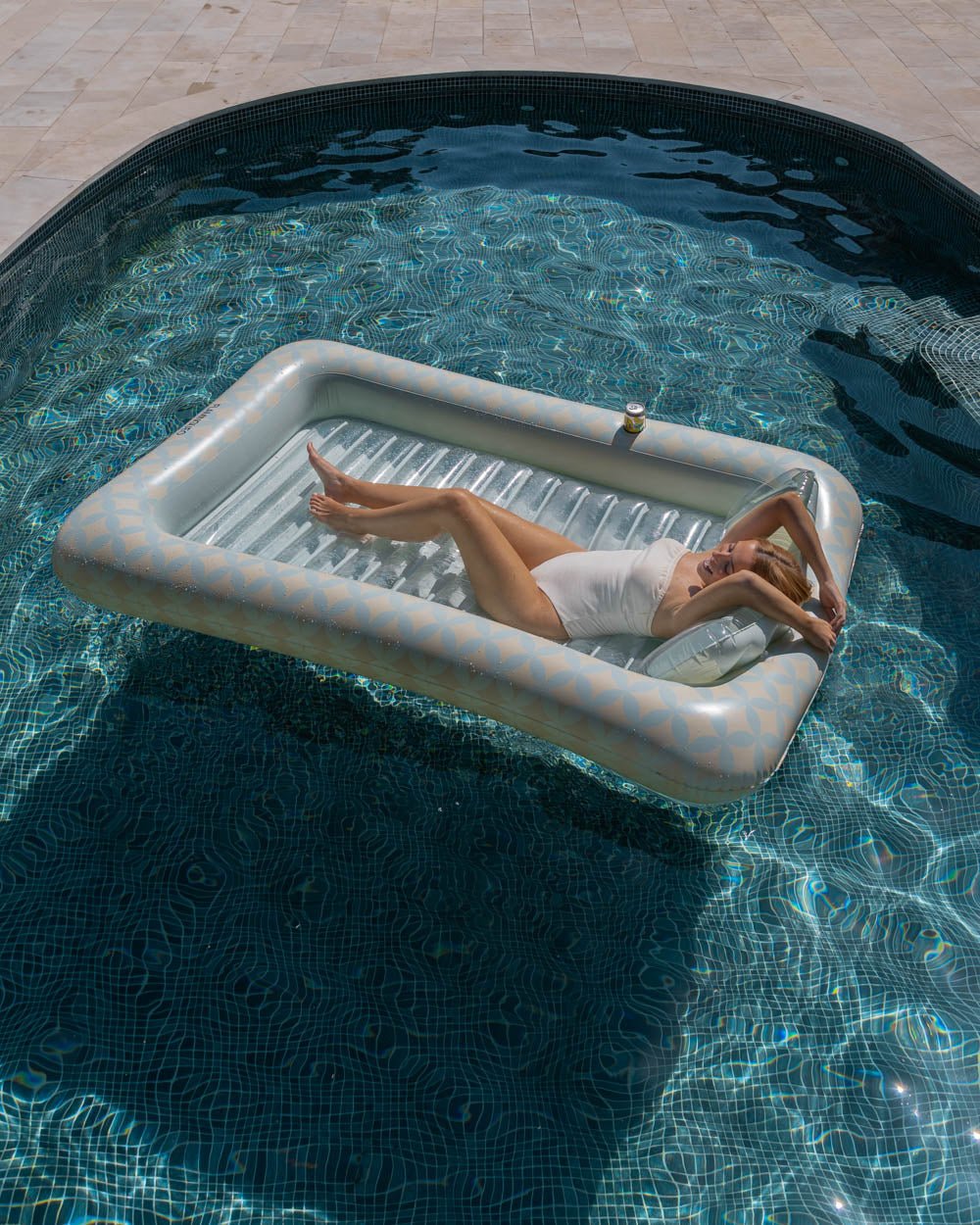 Flotador tanning pool aguamarina - ELSA - Flamingueo