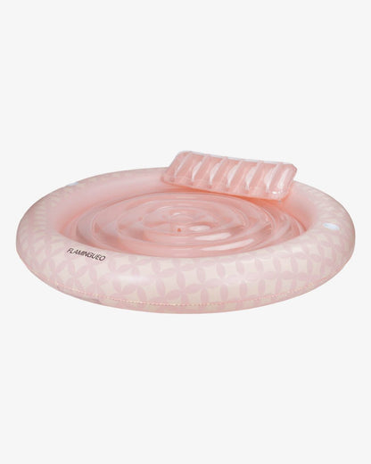 Flotador tanning pool redonda rosa - LUNA - Flamingueo