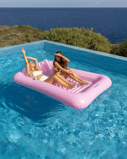 Flotador tanning pool rosa - PORTOFINO - Flamingueo