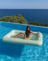 Flotador tanning pool verde - PORTOFINO - Flamingueo