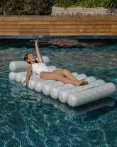 Flotador tumbona aguamarina - RIVIERA - Flamingueo