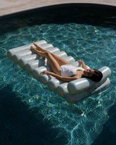 Flotador tumbona aguamarina - RIVIERA - Flamingueo