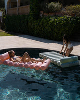 Flotador tumbona aguamarina - RIVIERA - Flamingueo