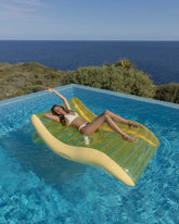 Flotador tumbona amarilla - PALERMO - Flamingueo