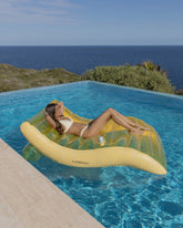 Flotador tumbona amarilla - PALERMO - Flamingueo