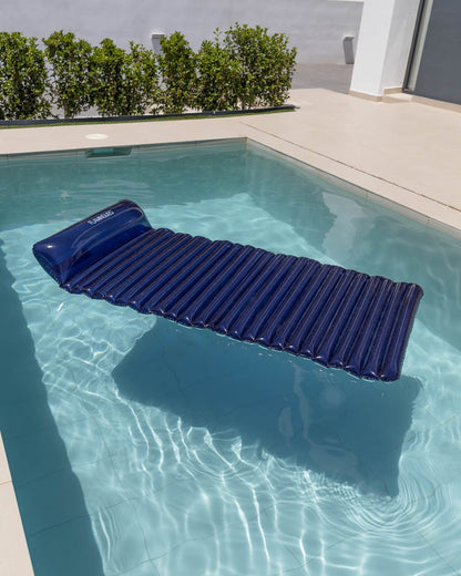 Flotador tumbona azul - MILOS - Flamingueo