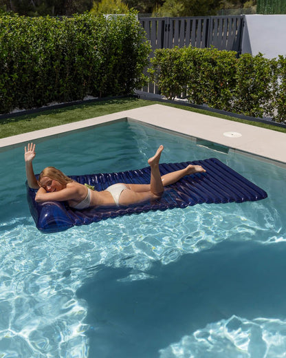 Flotador tumbona azul - MILOS - Flamingueo