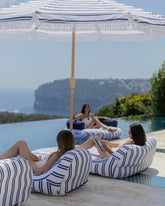 Flotador tumbona azul - MONTECARLO - Flamingueo