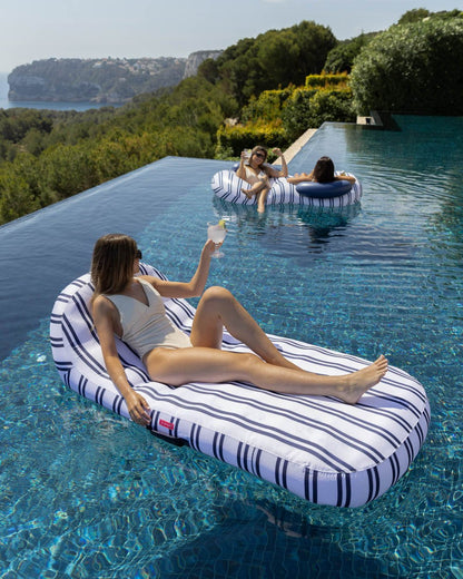 Flotador tumbona azul - MONTECARLO - Flamingueo