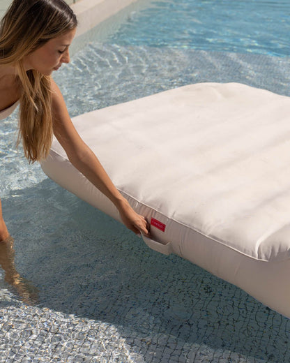 Flotador tumbona doble beige - SUNRAY - Flamingueo