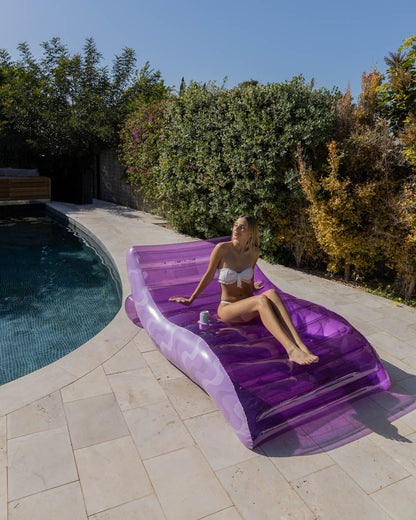 Flotador tumbona morada - ARLO - Flamingueo