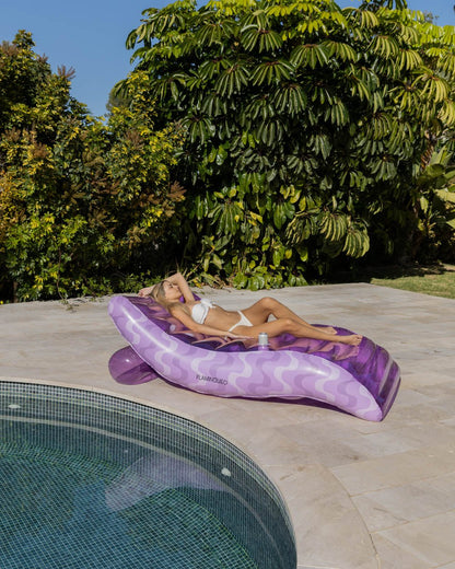 Flotador tumbona morada - ARLO - Flamingueo