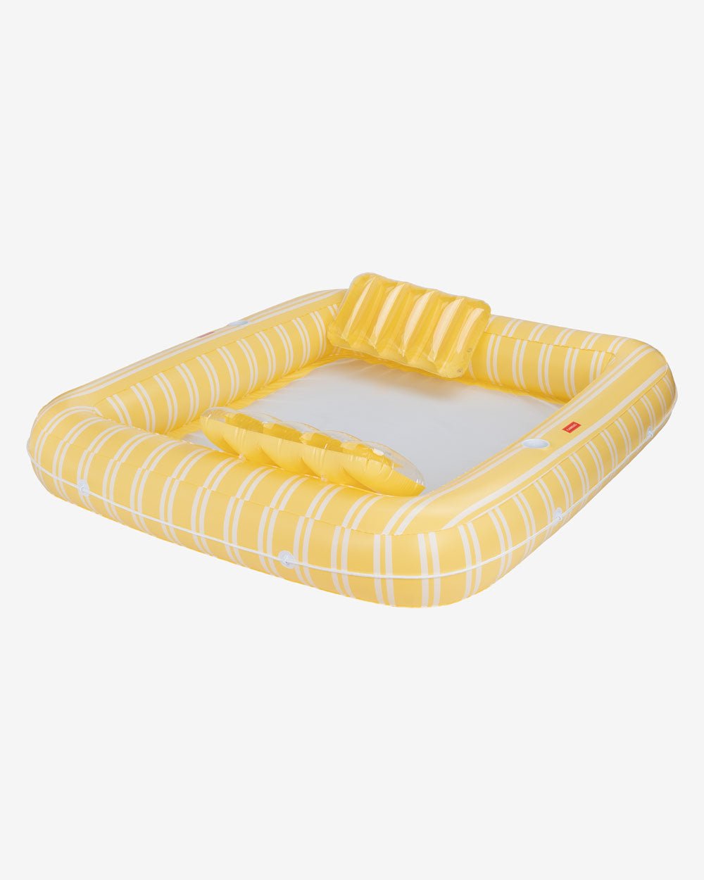 Flotador tumbona rejilla amarilla - MALTA - Flamingueo