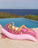 Flotador tumbona rosa - PALERMO - Flamingueo