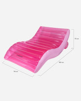 Flotador tumbona rosa - PALERMO - Flamingueo