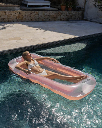 Flotador tumbona rosa - SERENITY - Flamingueo