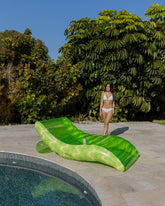 Flotador tumbona verde - ARLO - Flamingueo