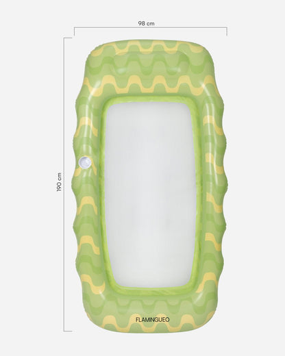 Flotador tumbona verde - ENERGY - Flamingueo