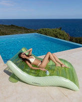 Flotador tumbona verde - PALERMO - Flamingueo