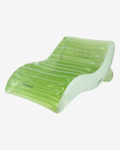 Flotador tumbona verde - PALERMO - Flamingueo