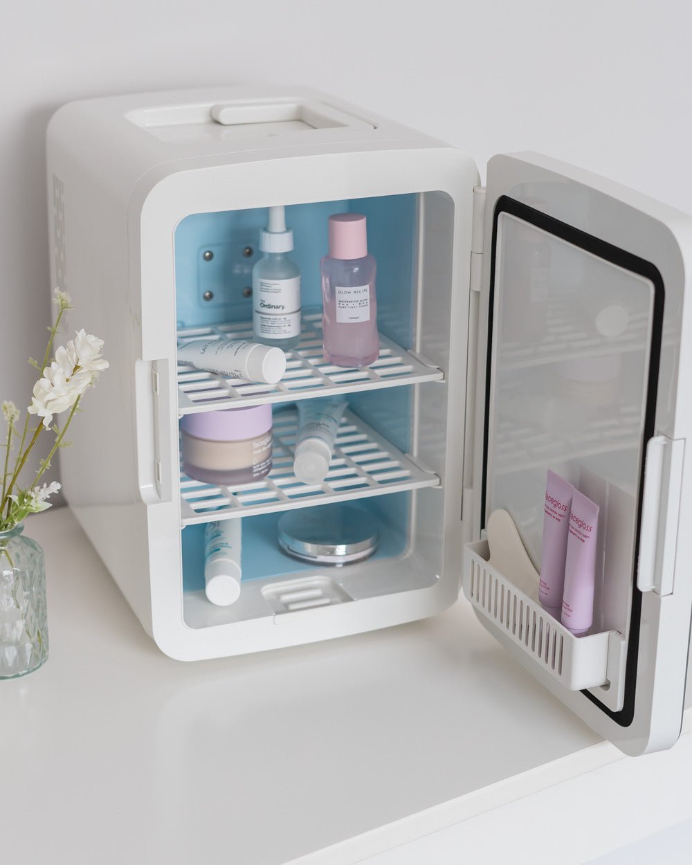 Nevera Cosméticos con espejo 10L - GRIMMY - Flamingueo