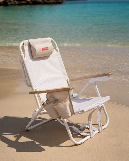 Silla plegable playa beige - BÁRBARA - Flamingueo