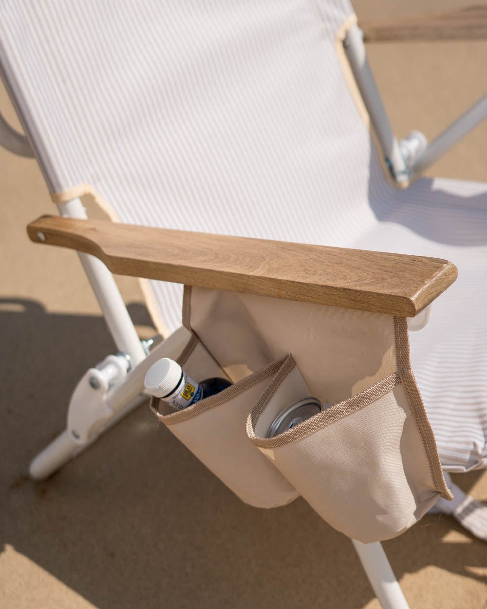 Silla plegable playa beige - BÁRBARA - Flamingueo