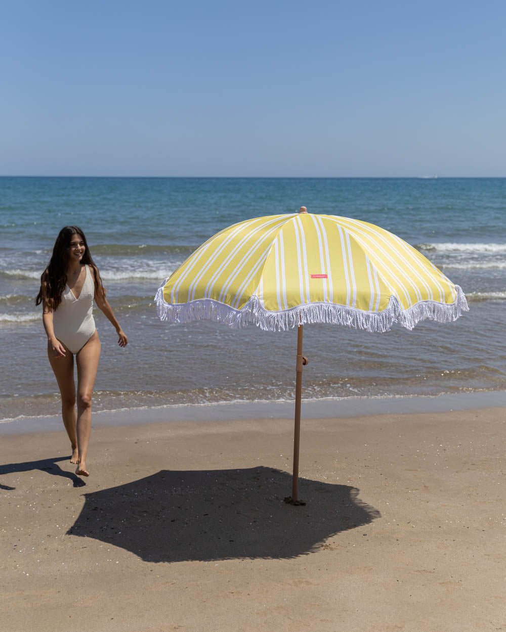 Sombrilla exterior amarilla - KEIRA - Flamingueo