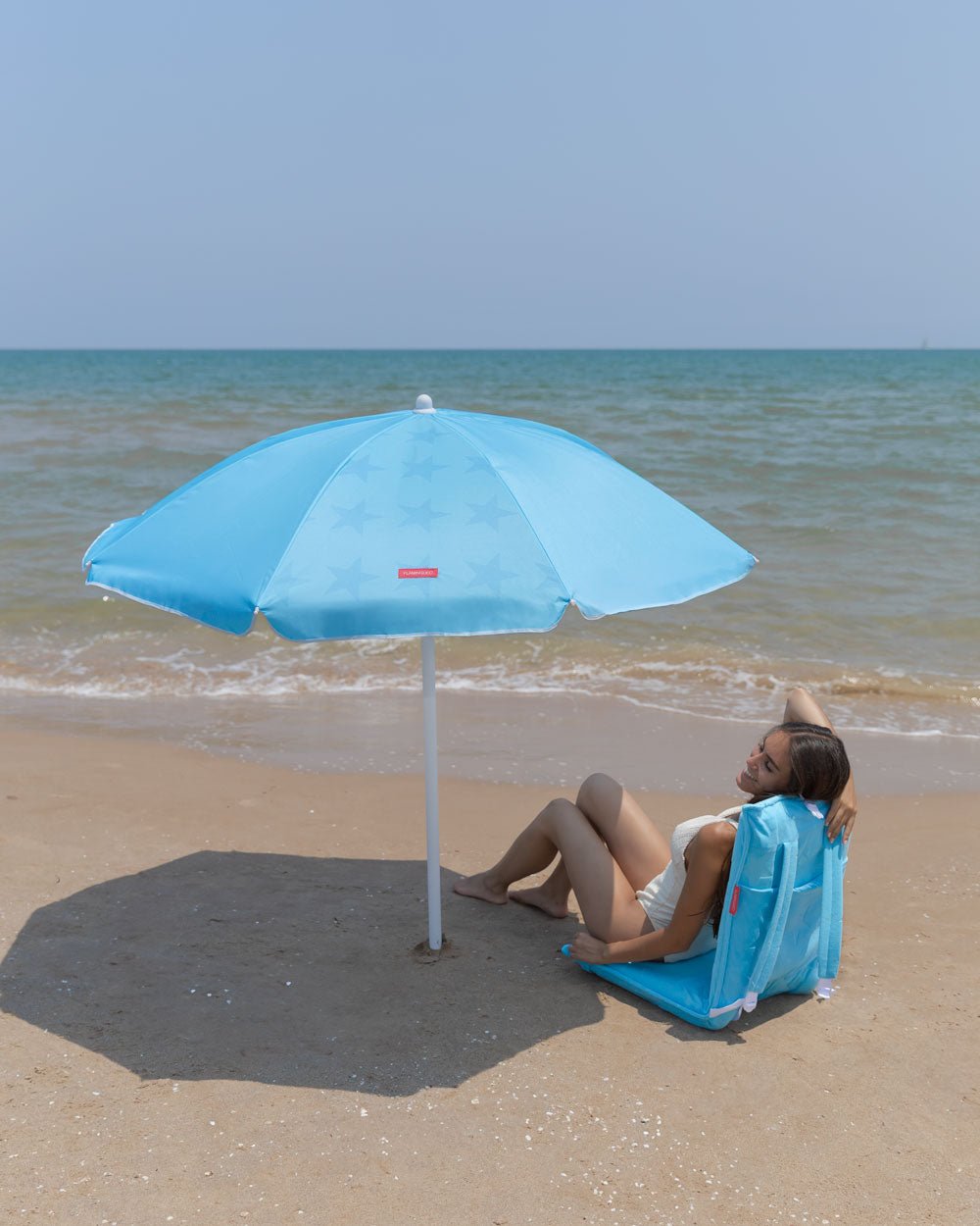 Sombrilla exterior azul - CYNDI - Flamingueo