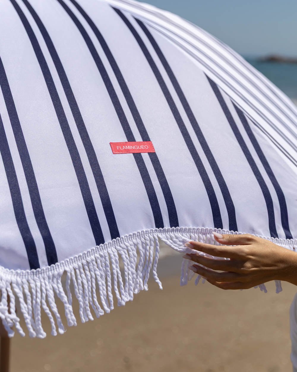 Sombrilla exterior azul - KEIRA - Flamingueo