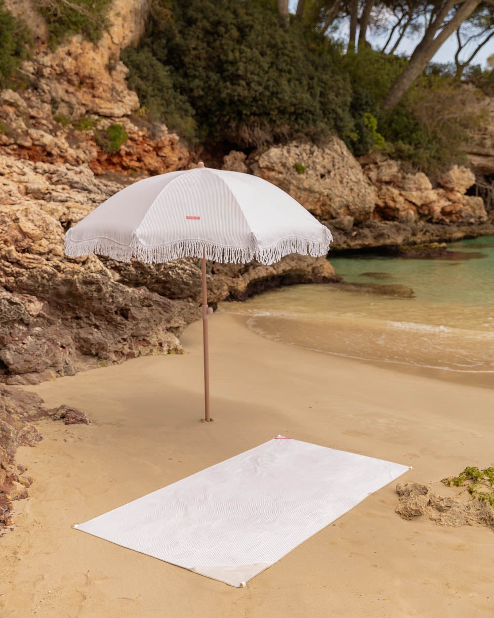 Sombrilla exterior beige - MARION - Flamingueo