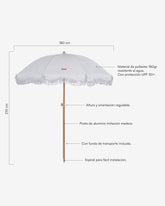 Sombrilla exterior beige - MARION - Flamingueo