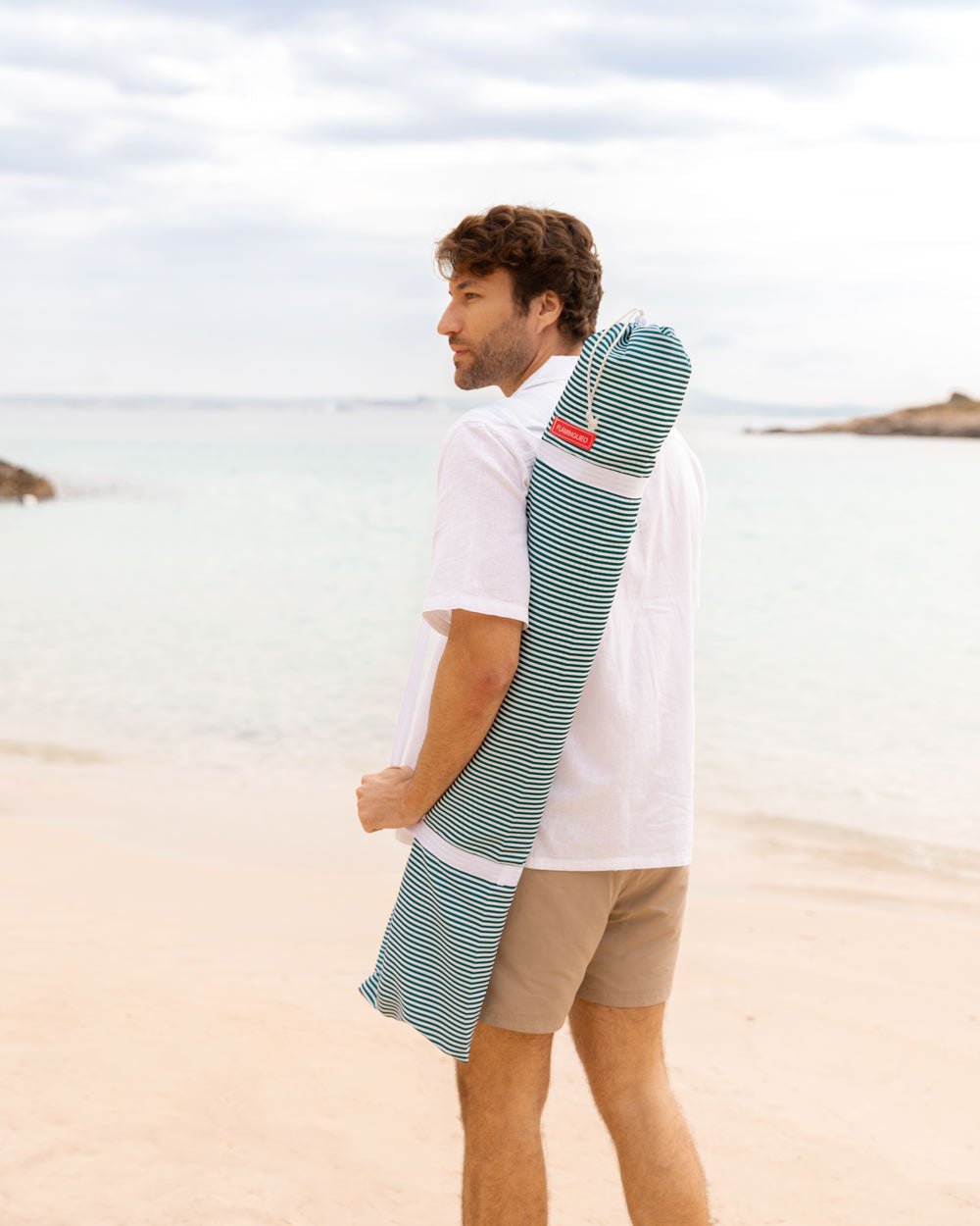 Sombrilla exterior verde - MARION - Flamingueo