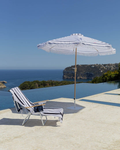 Toalla para hamacas azul - LENA - Flamingueo