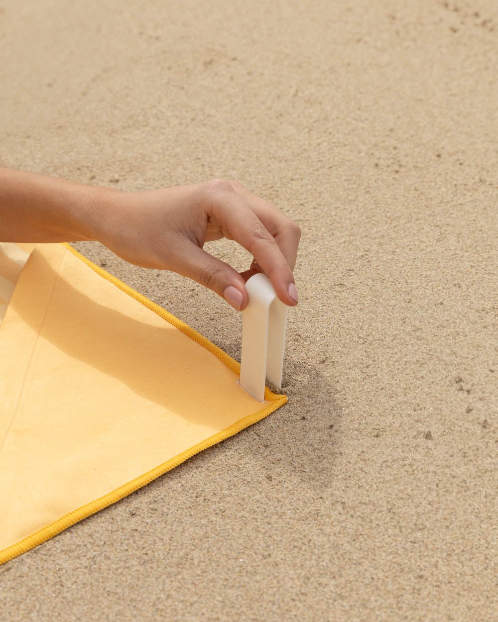 Toalla playa amarilla - HONEY - Flamingueo