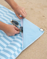 Toalla playa azul - HONEY - Flamingueo