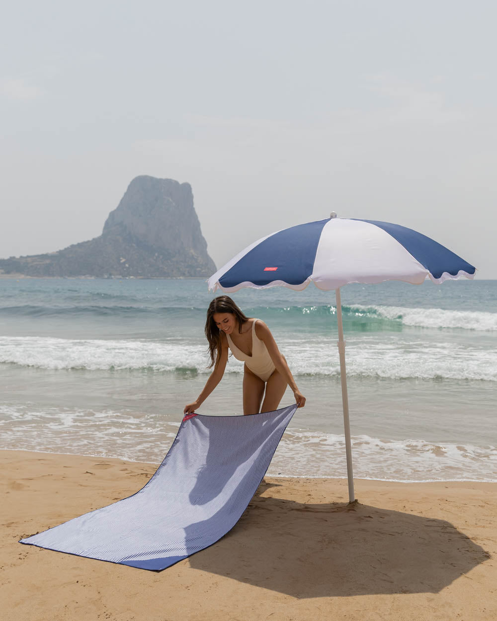 Toalla playa azul - PIPA - Flamingueo