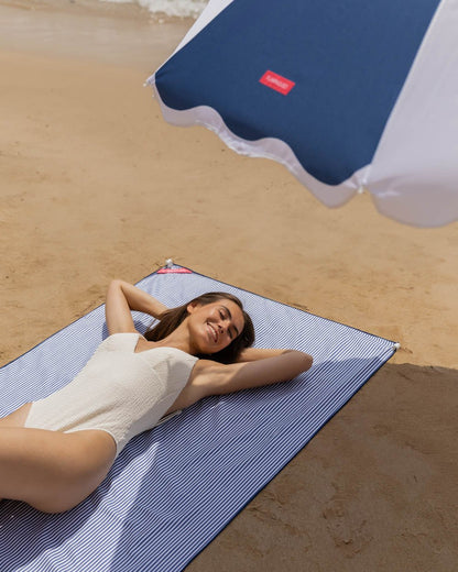 Toalla playa azul - PIPA - Flamingueo
