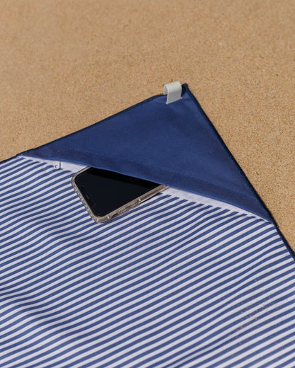 Toalla playa azul - PIPA - Flamingueo